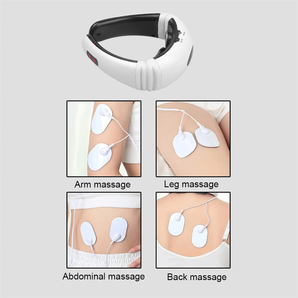 Electric Neck Massager & Pulse Back Relaxation Machine