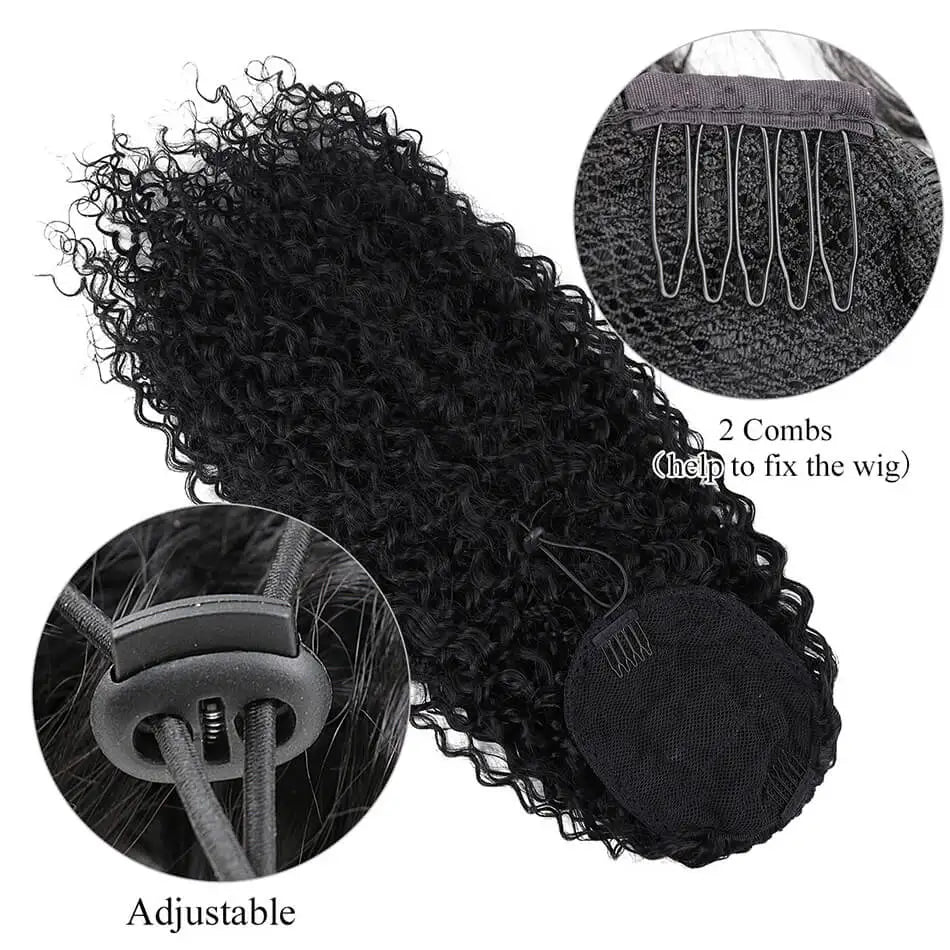 Clip in Curly Ponytail Extensions