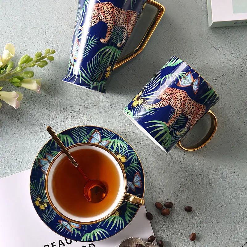Jungle Animals Bone China Mugs Teacup