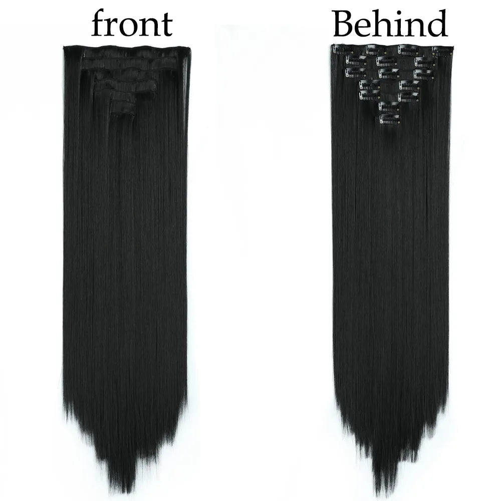 Synthetic Blonde Hair Extensions
