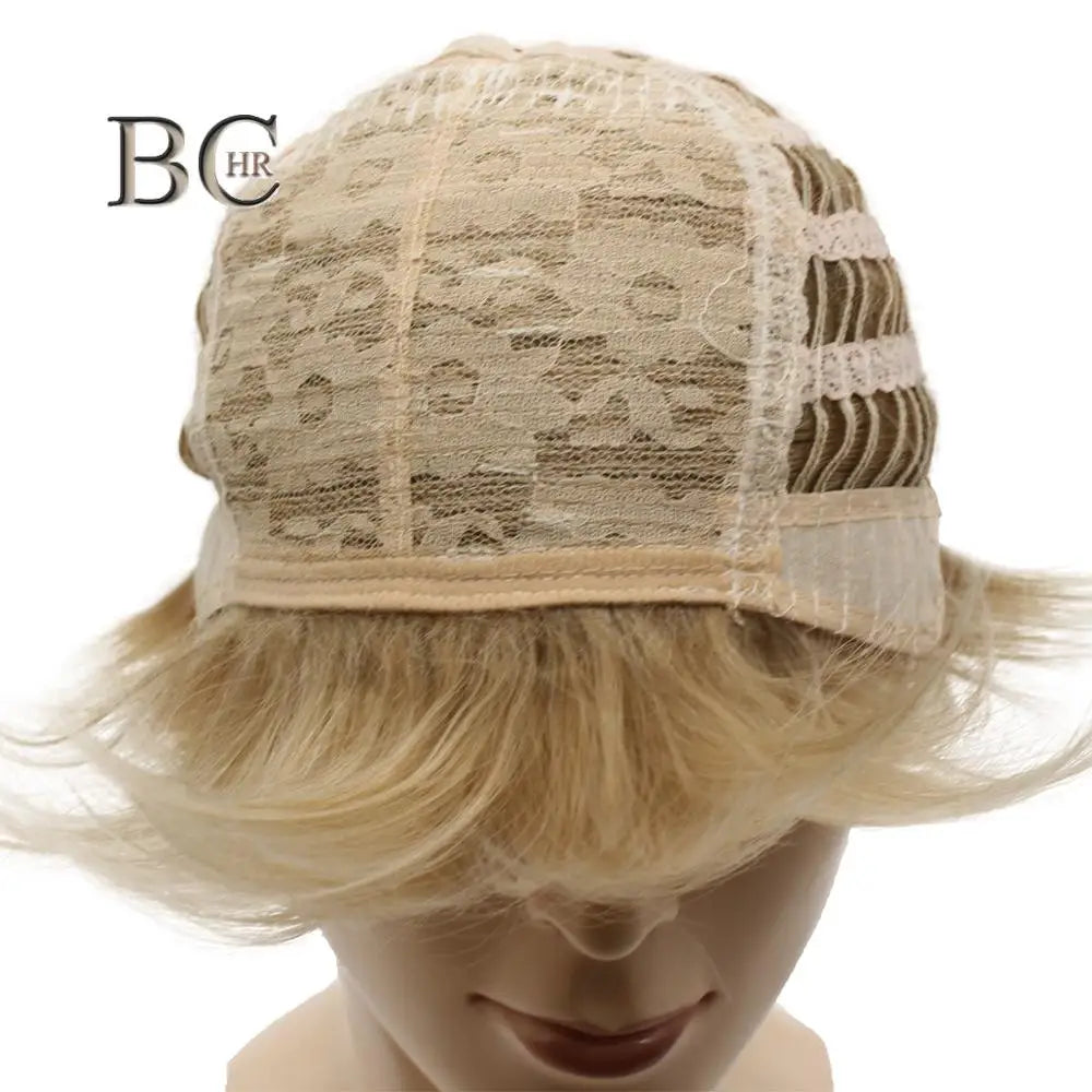BCHR Short Mens Blonde Wigs