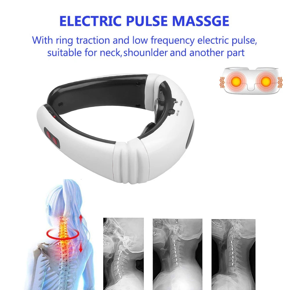 Electric Neck Massager & Pulse Back Relaxation Machine