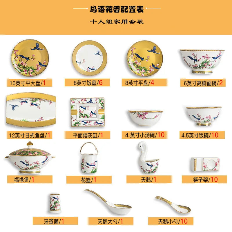 Gucci Dinnerware art style porcelain Set