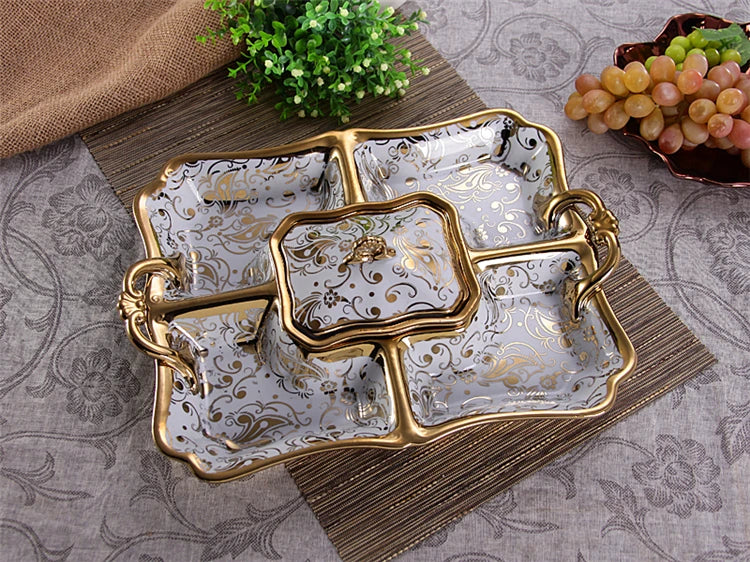 Porcelain Epergne Dinner Plate