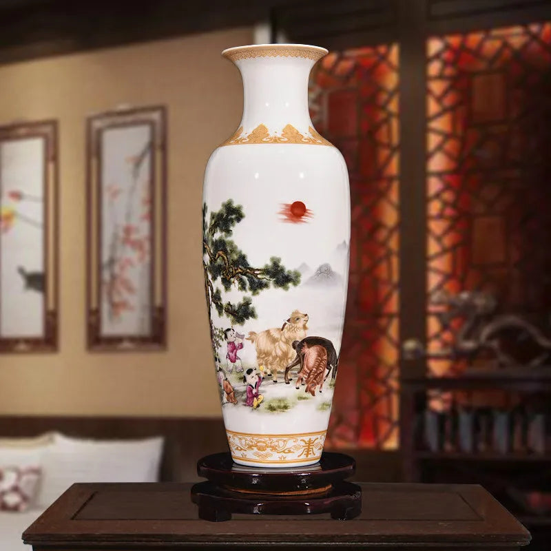 Chinese Style Classical Porcelain Vase