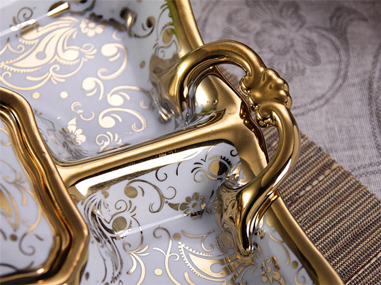 Porcelain Epergne Dinner Plate