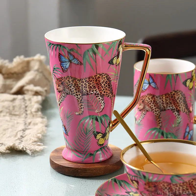 Jungle Animals Bone China Mugs Teacup