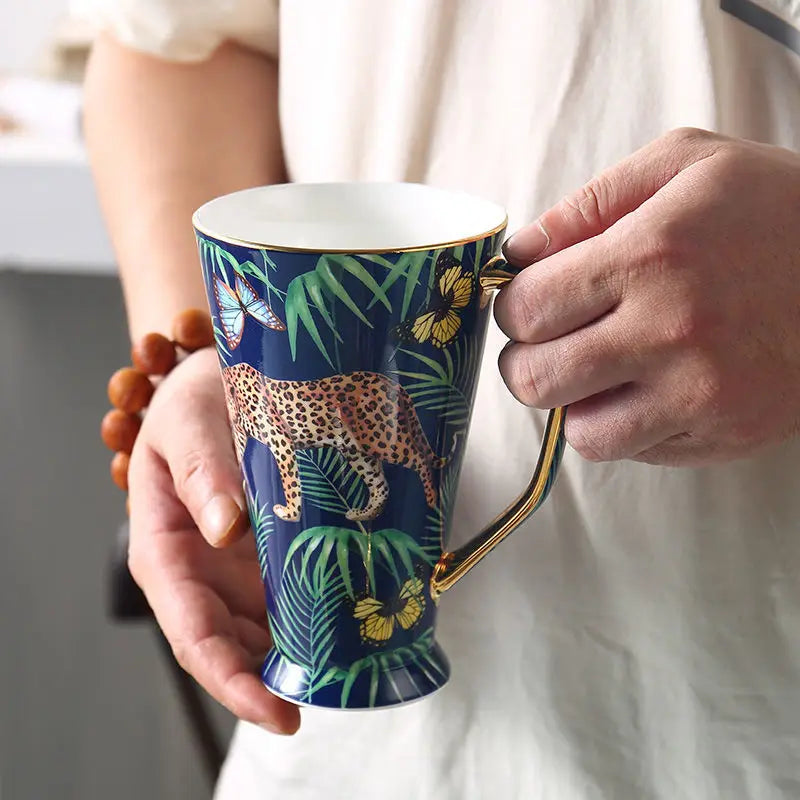 Jungle Animals Bone China Mugs Teacup