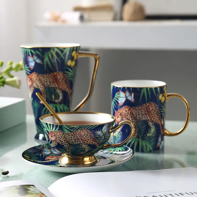 Jungle Animals Bone China Mugs Teacup