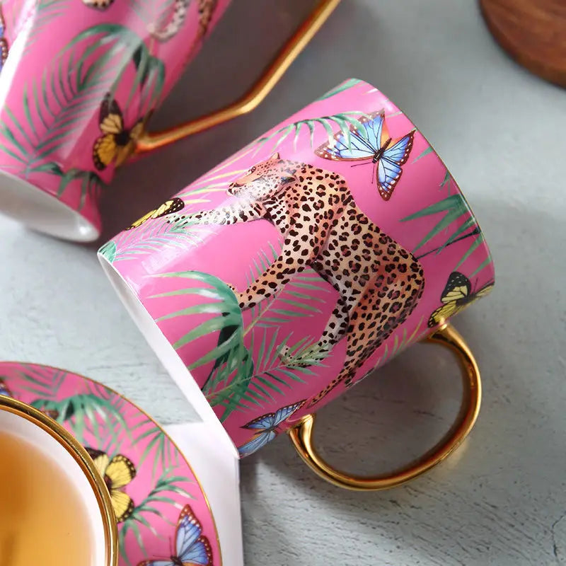 Jungle Animals Bone China Mugs Teacup