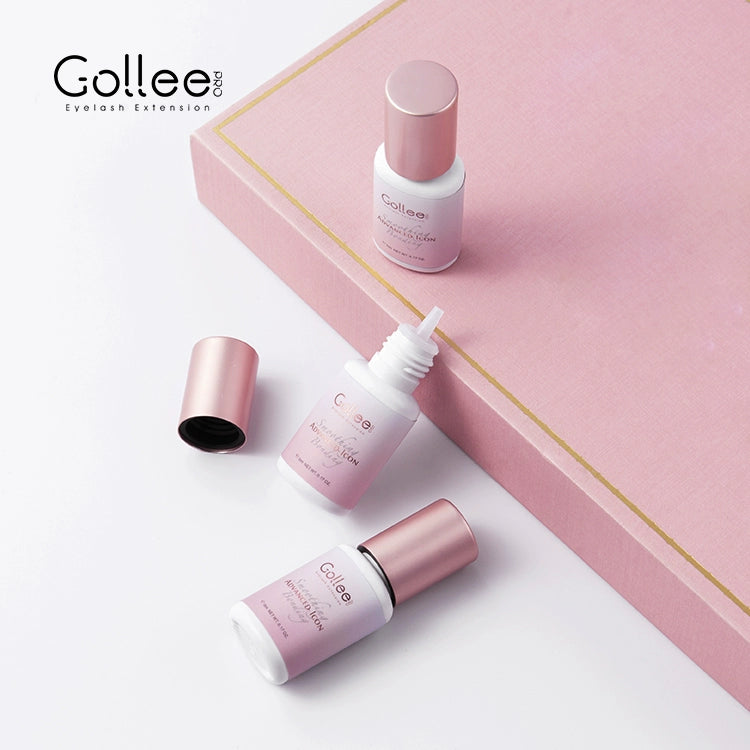 Gollee Pink Refreshing Eyelash Extensions Jelly Glue