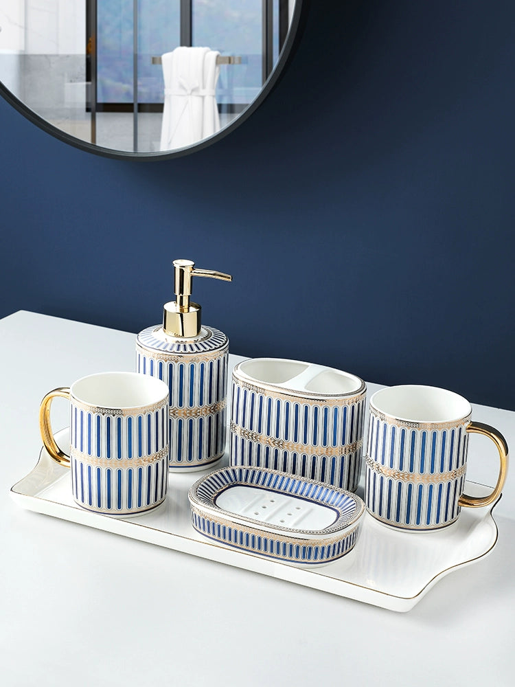 Accessible Luxury Ceramic Five-Piece Set