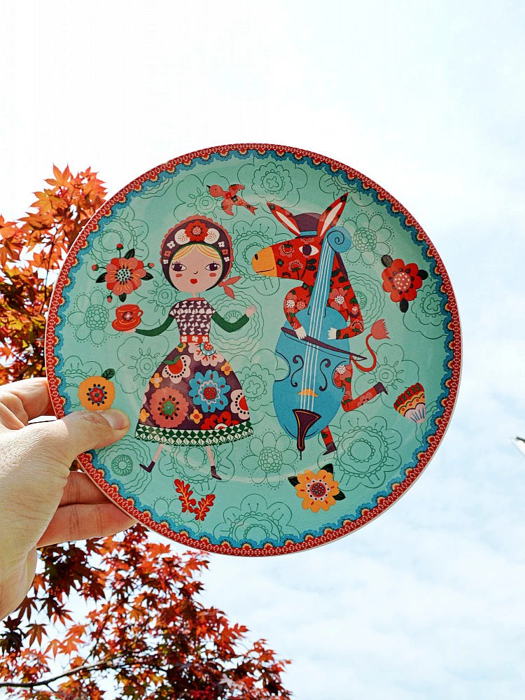 Elandir Scandinavian Country Style Porcelain Tableware