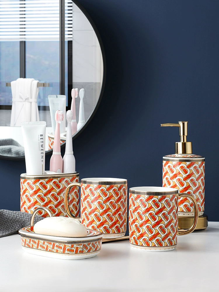 Accessible Luxury Ceramic Five-Piece Set