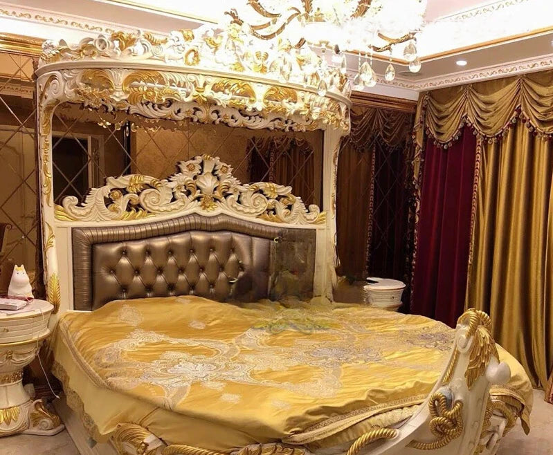 Boat shaped European villa bed