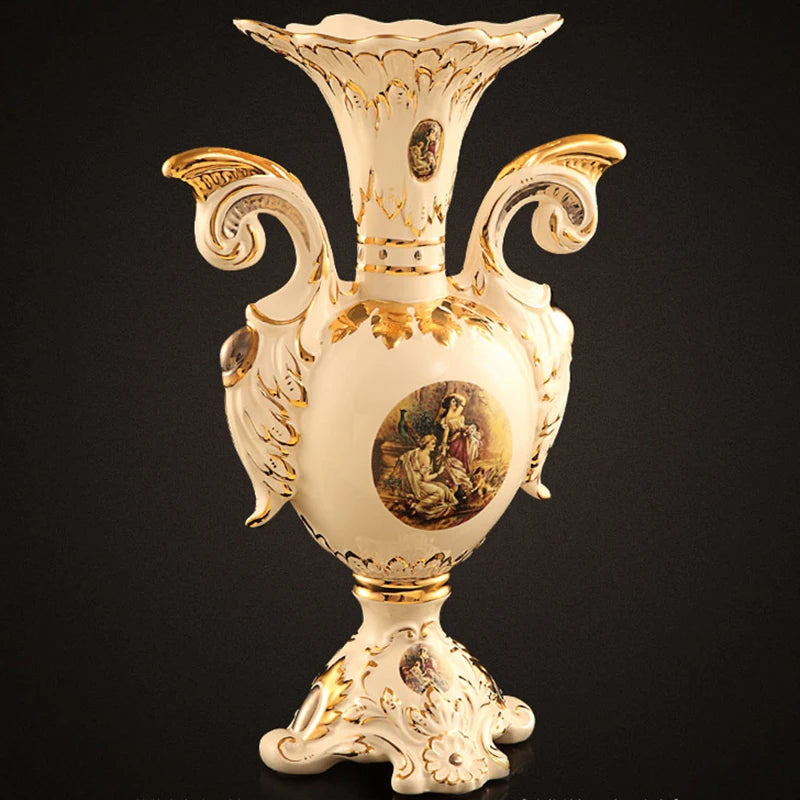 Ceramics European Style Flower Vase