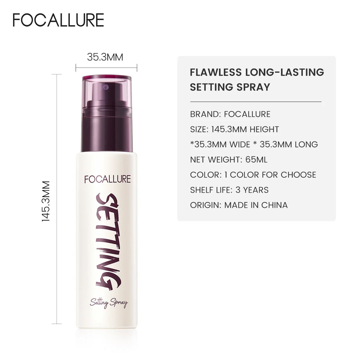 FOCALLURE Moisturizing Lightweight Spray