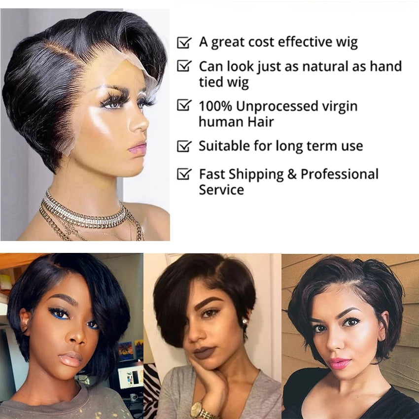 Newmi Pixie Cut Wig Human Hair