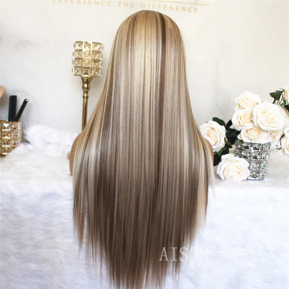 Highlight Brown Lace Front Wig