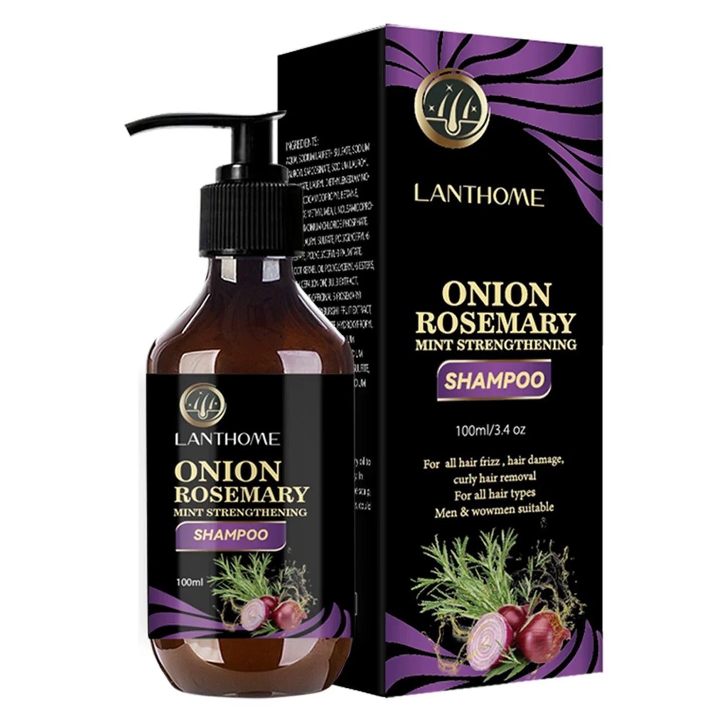 Onion Rosemary Strengthening Shampoo