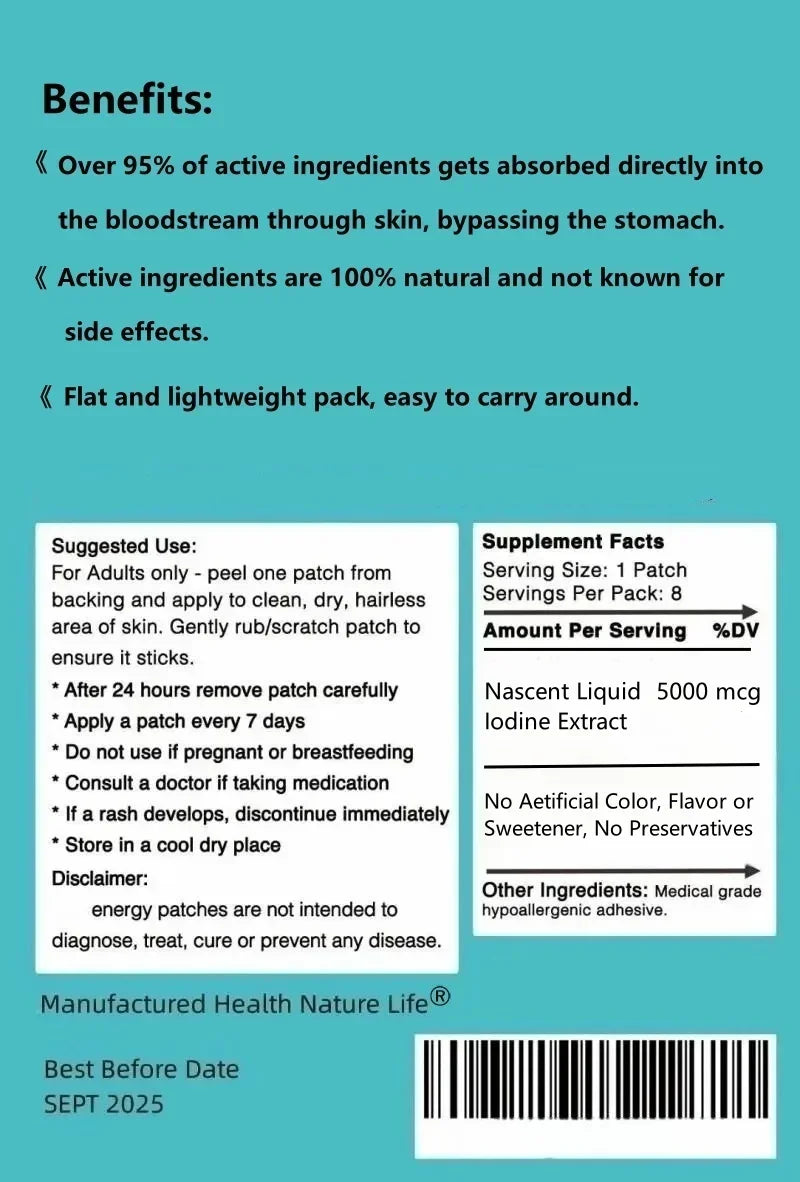 Organic Nascent Liquid Iodine Extract