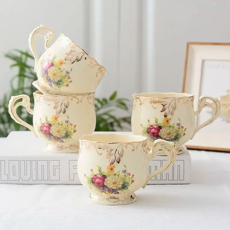 Vintage Coffee Cup Saucer Set