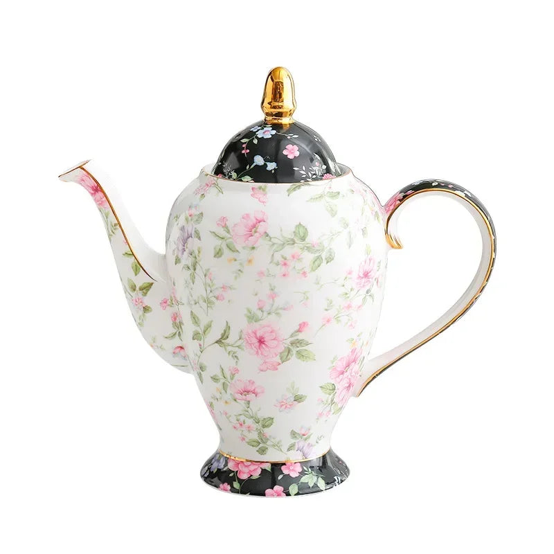 Pastoral Flower Bone China Tea aSet