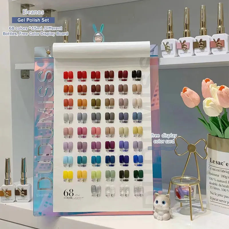 Eleanos 68 Colors Gel Polish Set
