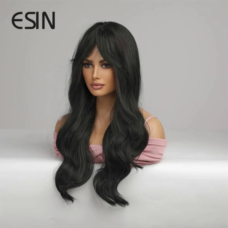 ESIN Synthetic Long Ombre Wig