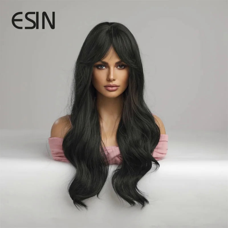 ESIN Synthetic Long Ombre Wig