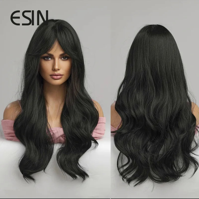 ESIN Synthetic Long Ombre Wig