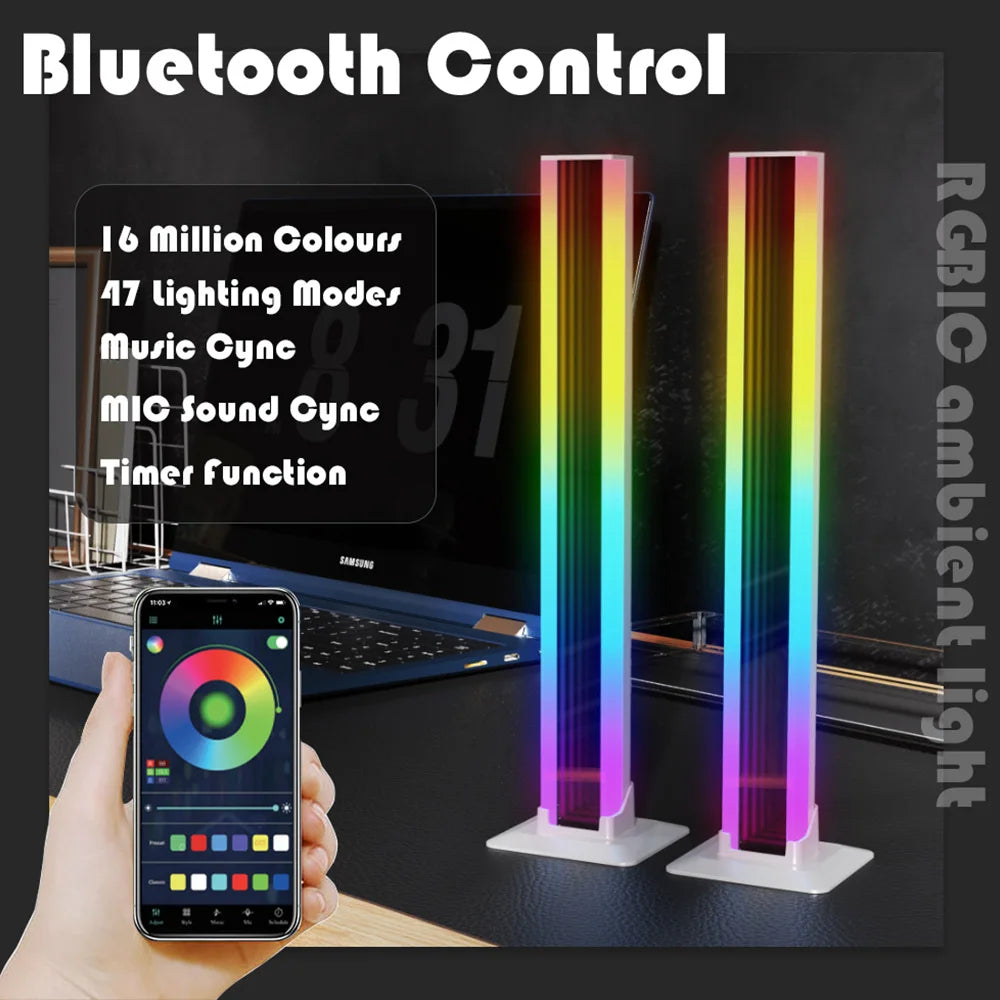 RGB LED Light A Pair Room Decor Abyss Lamp