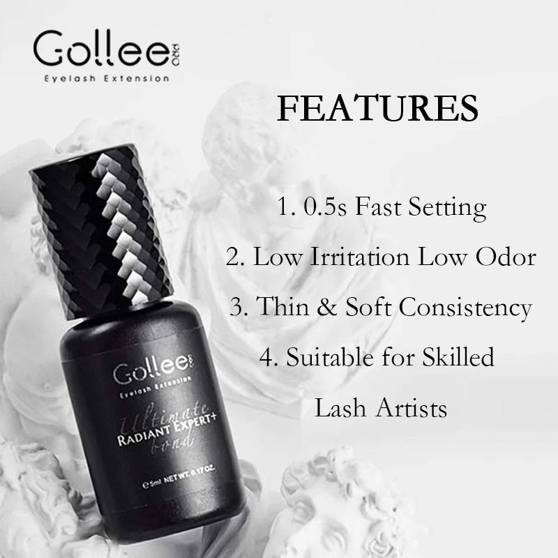 Gollee Eyelash Fast drying lashes glue