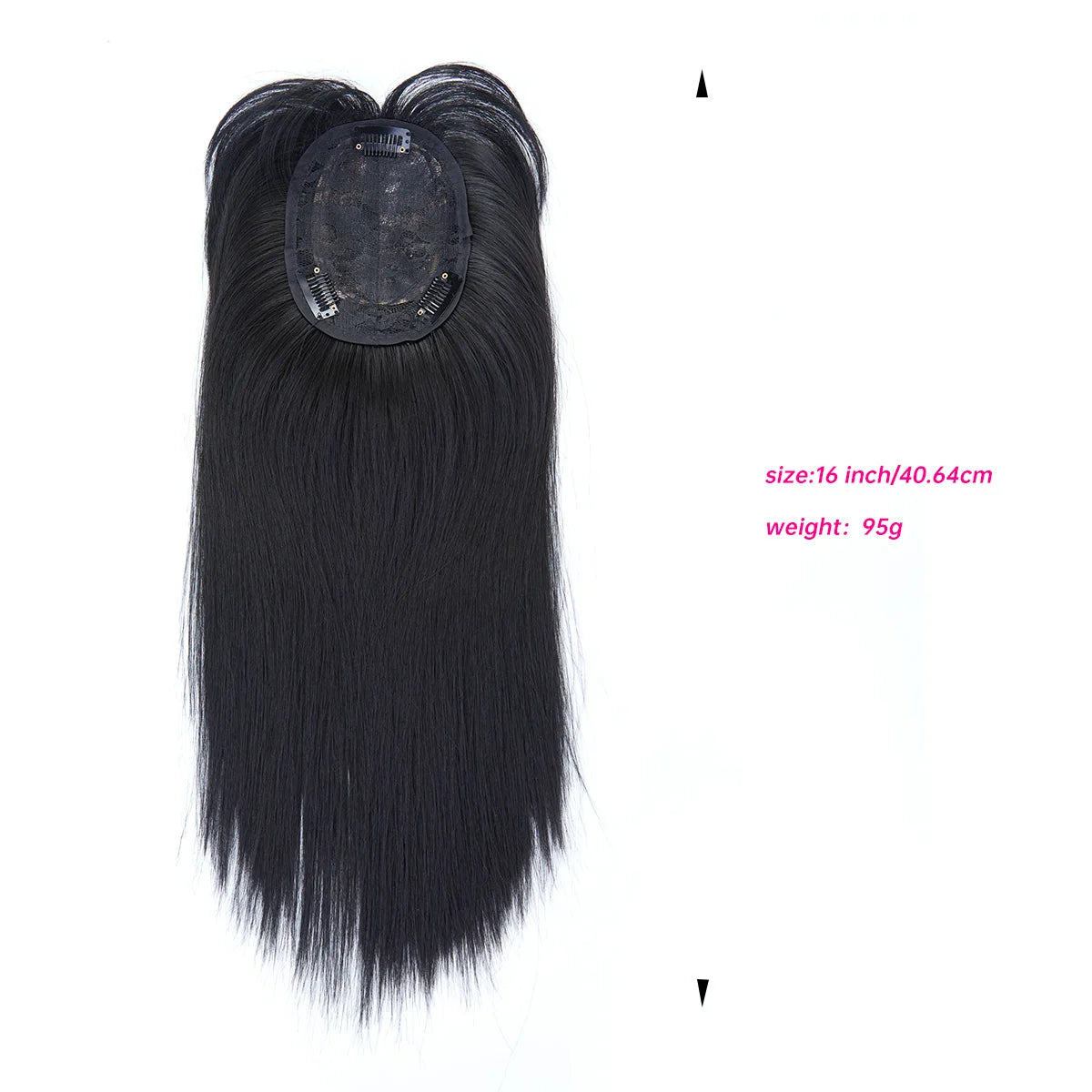 Long Natural straight Wig with Fluffy Bangs
