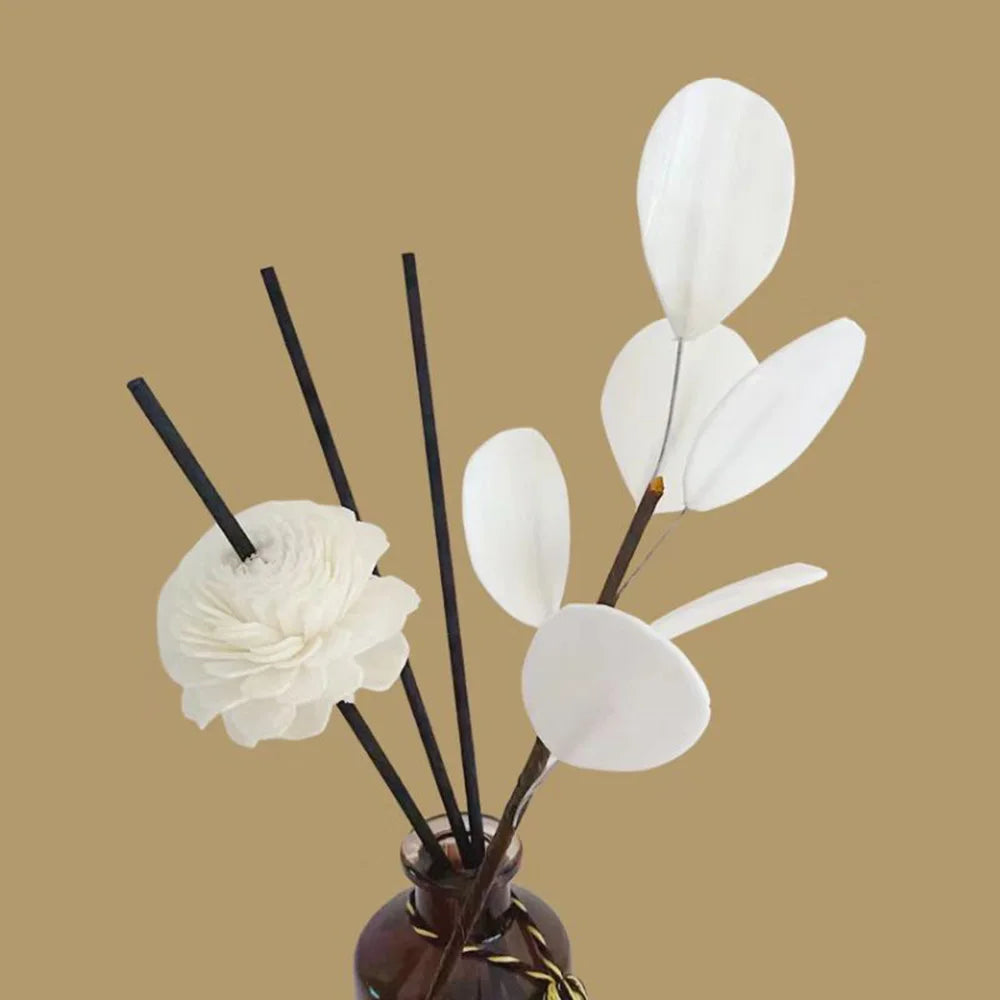 Silver Fan Leaf Fragrance Stick