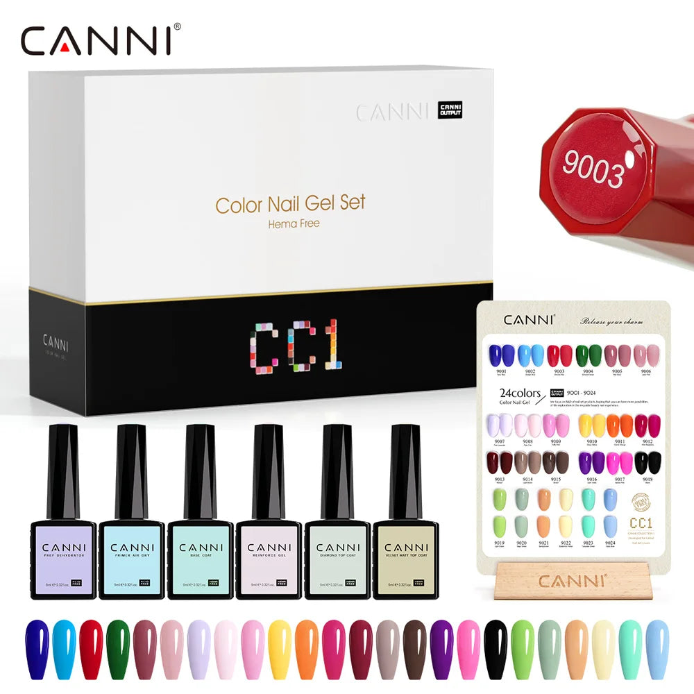 CANNI HEMA FREE Nail Gel Polish Set