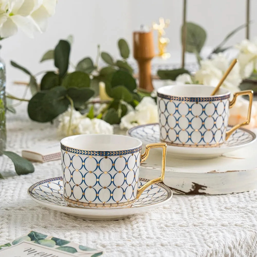 Tea Pot Bone China Tea Cup Sets