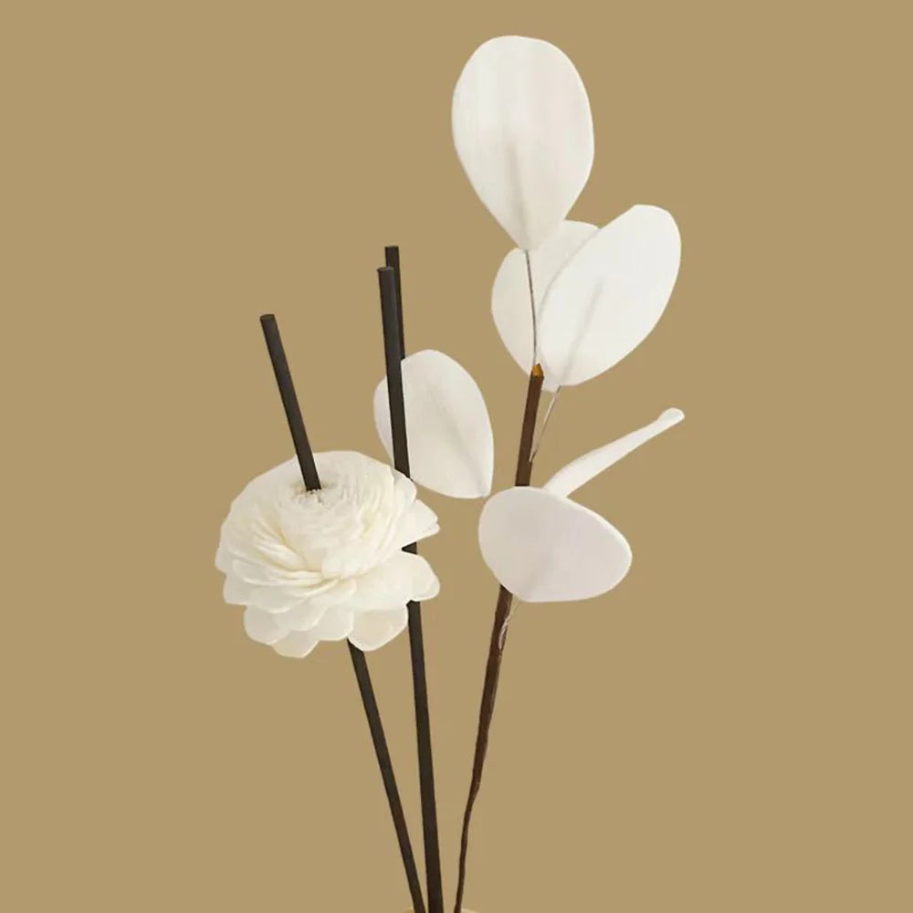 Silver Fan Leaf Fragrance Stick
