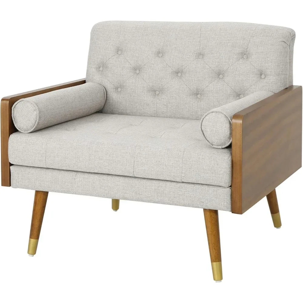 Dark Walnut Lounge Chair