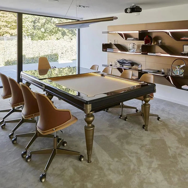 Rotating Air Hockey Billiards Pool Table