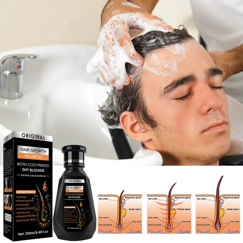 Ginger Hair growth moisturizing shampoo
