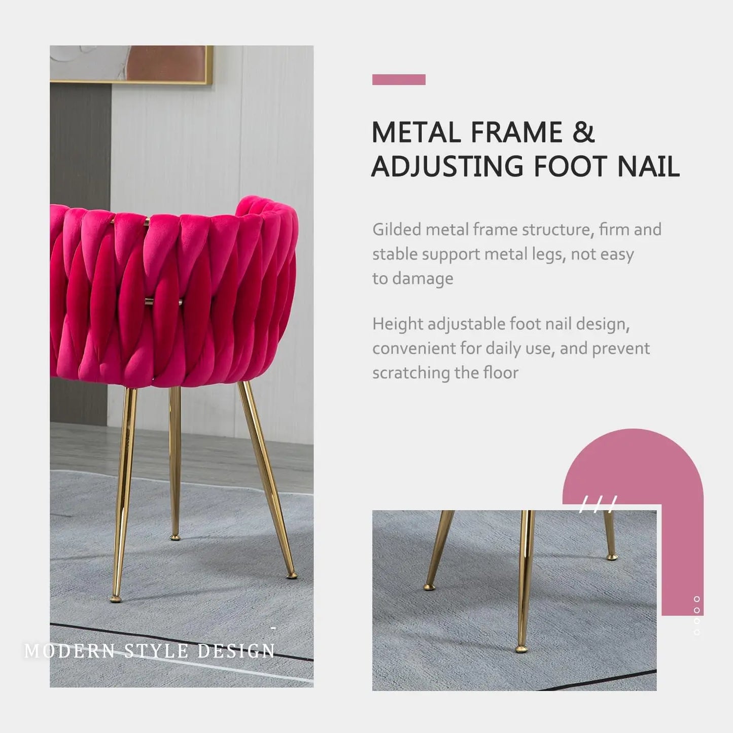 Velvet Dining Chairs Set of 2