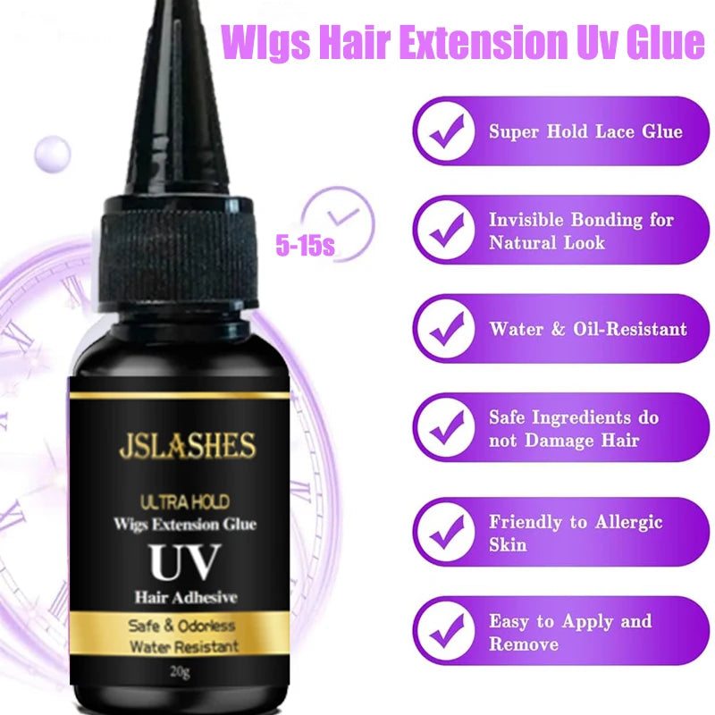 Uv Glue Hair Extension Wigs Kit