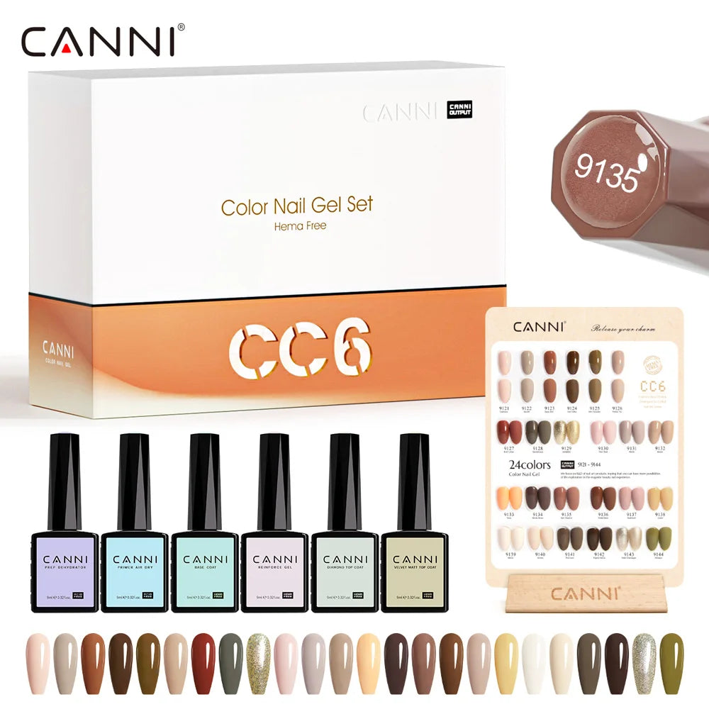CANNI HEMA FREE Nail Gel Polish Set