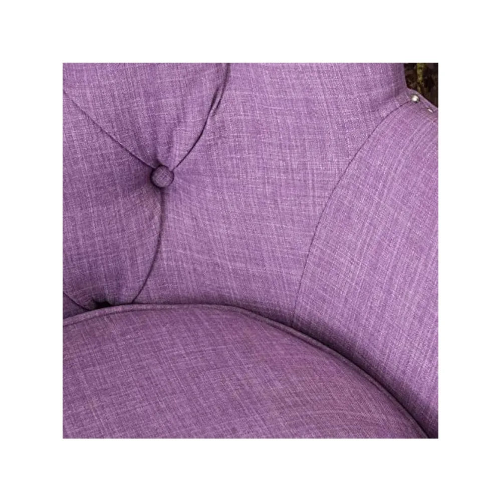 Tafton Fabric Club Chairs, Light Purple