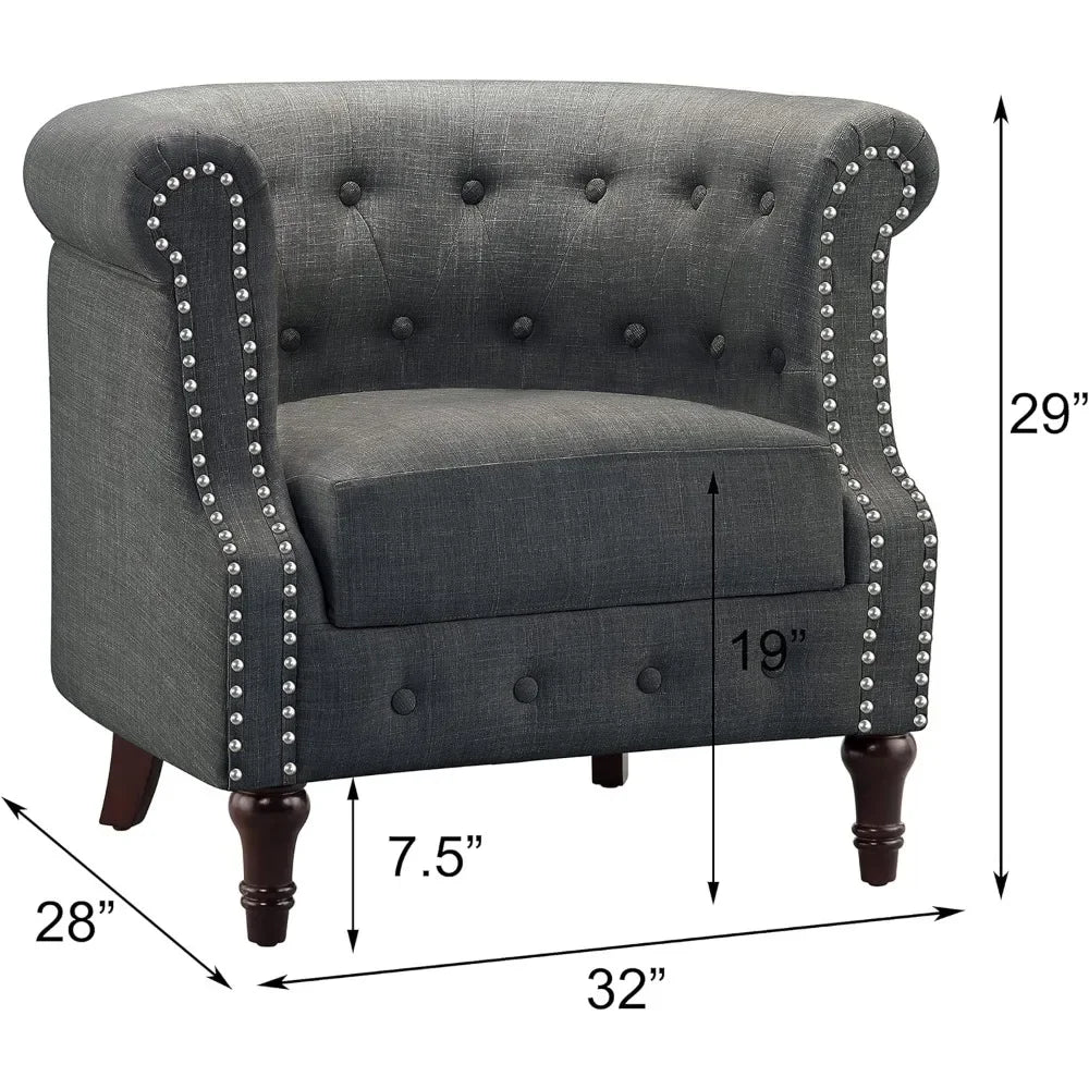 Chancy ,Comfy Club Accent Chairs