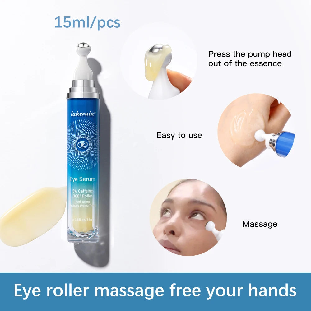 Caffeine Eye Serum with 360° Massage Roller Ball
