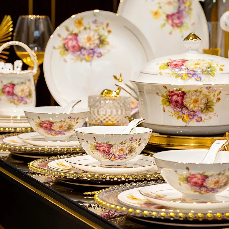 European Style Luxury Dinnerware Sets