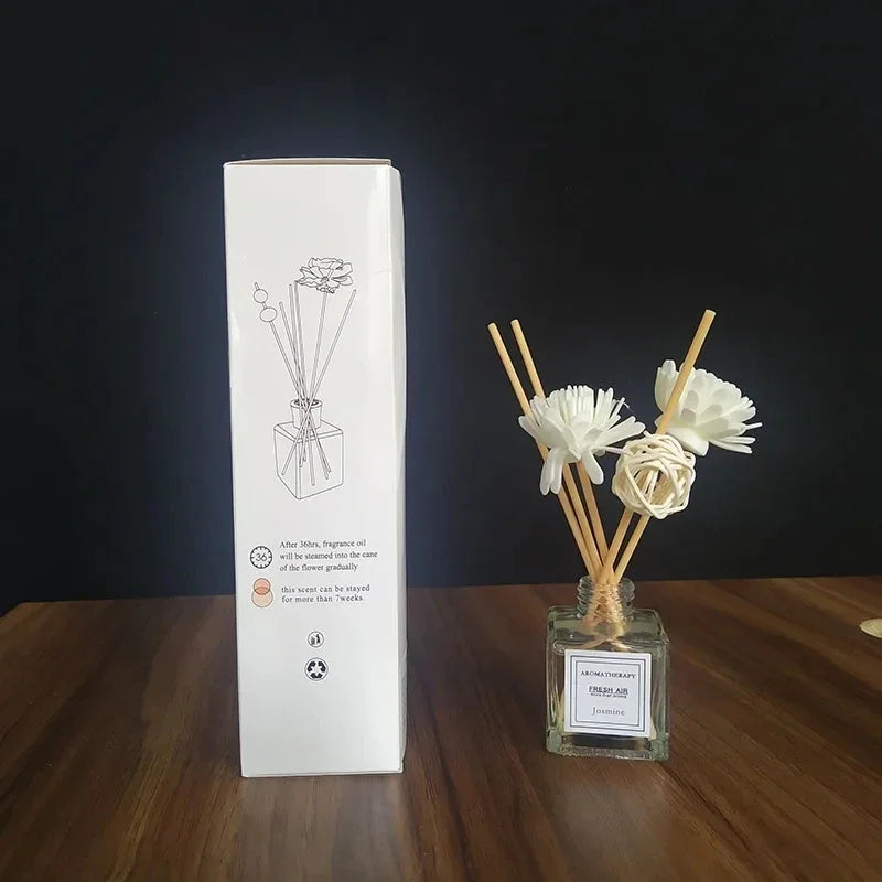 Lavender Jasmine Aromatherapy Reed Diffuser Set