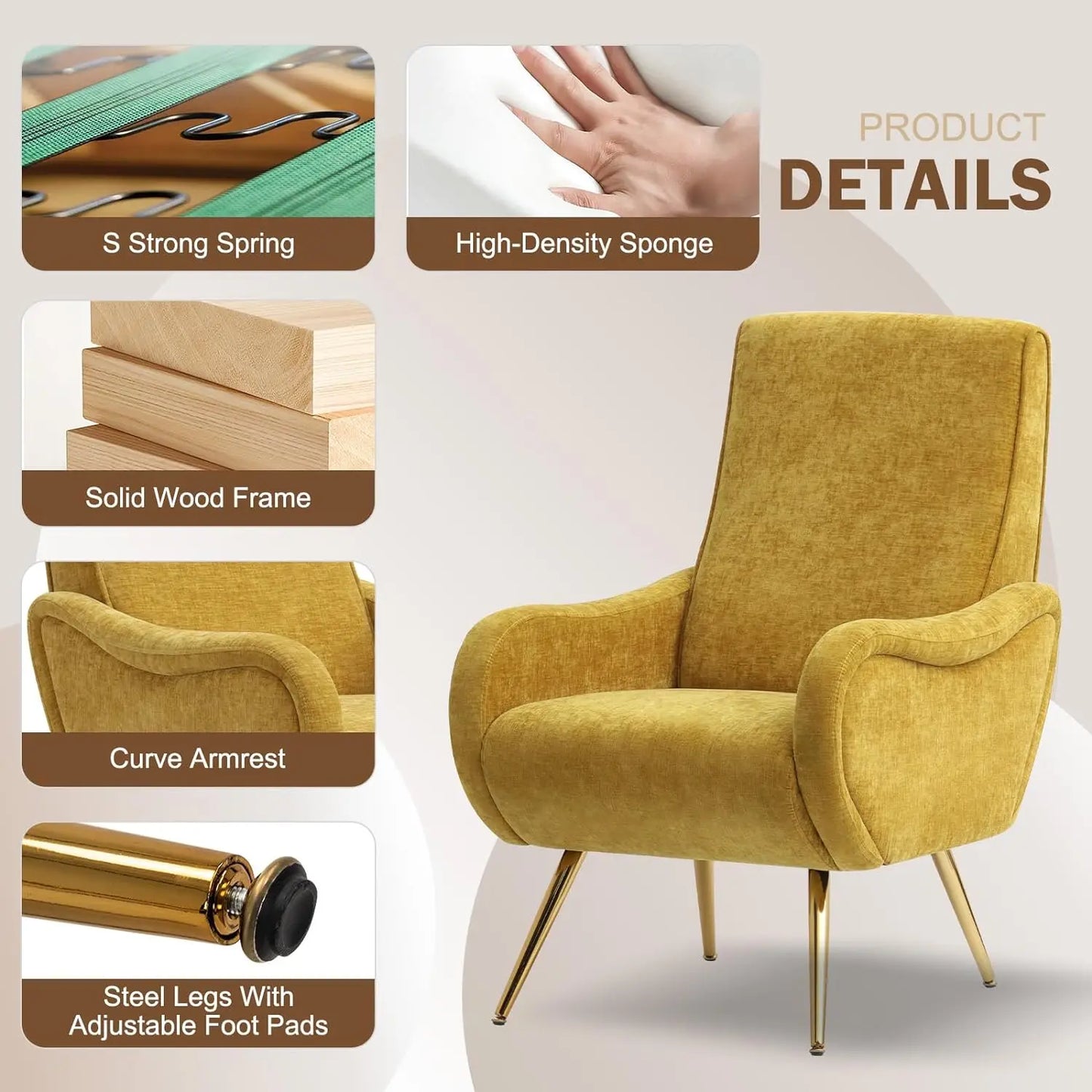 Upholstered Accent Chair